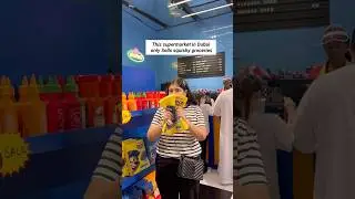 Squishy Grocery shopping in Dubai #youtubeshorts #dubaivlogs #dubailife #dubaishoppingmall #squishy
