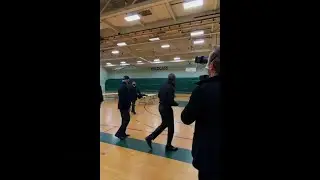 Obama sinks three-pointer while in Mich. for rally
