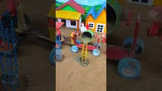 mini tractor wala video | diy tractor construction machine science project | #shorts #youtubeshorts