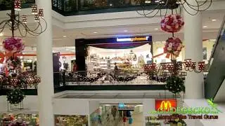 Panoramic view of the interior of Tanglin Mall