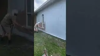 Priming stucco 🎨 #fyp #reels #primer #painting #exterior #instagram #youtube #tiktok #spraypaint