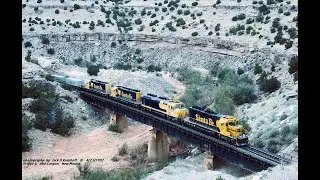 GE or EMD.  WHAT SOUNDS BETTER!   Catch the ROAR in Abo Canyon, Bridge 6, Crank it up!