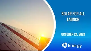Solar for All Launch October 24, 2024