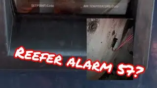 Reefer container troubleshooting and service,alarm 57(carrier)