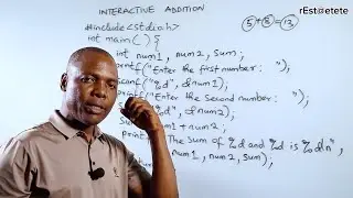 How C Programs Receive Human Intent and Produce Output. #C109 #education #everyone 
