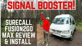 Surecall Booster: усилитель сигнала сотового телефона для автономной работы VANLIFE!