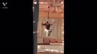 Melanie&rsquo;s new Instagram aerial hoop skills⭐️