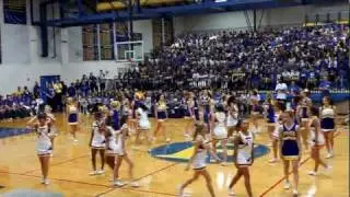 FHS cheer homecoming pep rally 2011