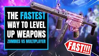 THE FASTEST WAY TO LEVEL UP WEAPONS | ZOMBIES VS MULTIPLAYER | WHICH GAME MODE IS FASTER?