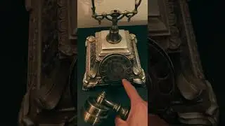 calling 911 but from an old rotary phone