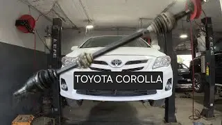 Substitui&ccedil;&atilde;o do veio homocin&eacute;tico direito ... Toyota Corolla 2009-2013 (especifica&ccedil;&otilde;es de bin&aacute;rio)