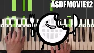 asdfmovie12 song (Piano Tutorial Lesson)