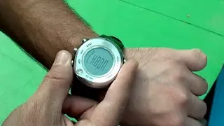 WA0018 Nike Watch WG88-0010 used digital chronograph functions work