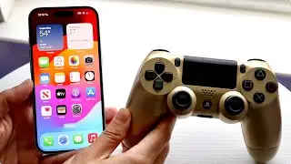 How To Connect PS4 Controller To iPhone 15/iPhone 15 Pro!