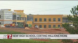 New Spartanburg High costing millions more than projected