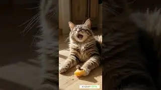 Lazy Cat Vibes 😴 | The Queen of Doing Nothing! #funny #babycatlove  #shortsfeed