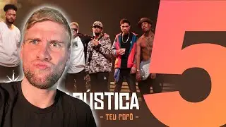 MÚSICO AMERICANO REAGINDO A POESIA ACUSTICA 1-13 | Poesia Acústica #5 - Teu Popô Remix