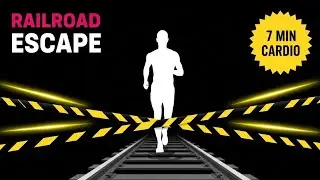 Railroad Escape Game Workout 🚆 | Immersive Interactive Warm-Up | Cardio Run
