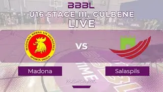 Madonas BJSS 2010 vs Salaspils 2010 | BBBL U16 | Stage III