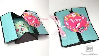 DIY - How to make a box card / Fancy fold card tutorial #card