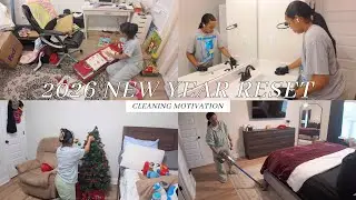 2026 SUNDAY RESET | NEW YEAR CLEAN WITH ME | cleaning motivation, organization, getting this settled