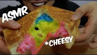 ASMR RAINBOW Grill Cheese (EATING SOUNDS) No Talking | SAS-ASMR