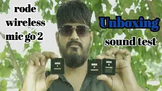 Rode wireless mic go 2 unboxing and sound test | best wireless mic 2024 | noise cancellation mic