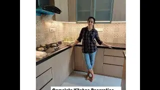 Small kitchen Renovation / L shape kitchen Ideas  / Modular kitchen design