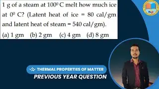 1 g of a steam at 100 degree Celsius melt how much ice at 0 degree Celsius? (Latent heat of ice = 80