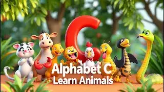 Learning Alphabet C Animals | Fun Nursery Rhyme for Kids | ABC Learning Songs for Children