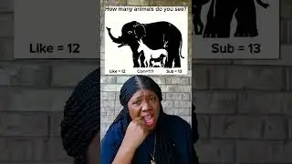 how many animals do you see? #shortfeed #remix  #ytshort #youtubeoriginal #shorts #relatable