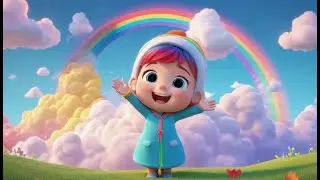 Five Tiny Clouds Playing Hide and Seek | English Nursery Rhyme | Kids Songs | Baby Music