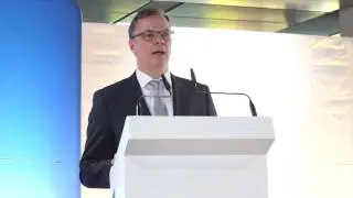 Lufthansa A350-900 Begr&uuml;&szlig;ung in Hamburg durch Dr. Johannes Bu&szlig;mann (Lufthansa Technik)