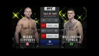 Полный бой: Миша Циркунов vs Веллингтон Турман - Основные моменты \ UFC Vegas 49