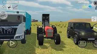 #Indian vehicles simulator game #tractor #Thar #truck #long #video