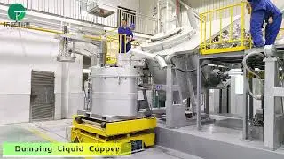 5 Ton Liquid Copper Rail Transfer Cart,Roller Table Transfer Trolley