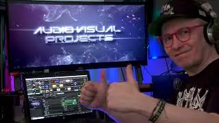 VJ MNIAMOS - Visual Live Act #1 Music: Astrix Sideform Rmx 👽
