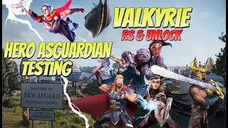 Valkyrie RS & Unlock + Full Hero Asguard Testing - MSF - Marvel Strike Force