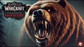 GRIND TIME | 🧸Lv 40 Dire Bear | ☠️Hardcore Classic WoW 🌲OnlyTrees🌲