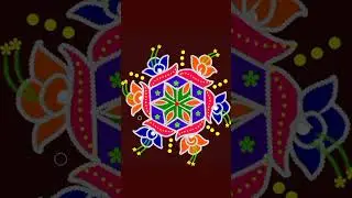 5*3 dot rangoli 🌷 Traditional Rangoli Designs🌷Daily Muggulu 🌺 Uggadi 🌷 Colourful rangoli designs