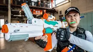 LTT Game Nerf Guns: SEAL X использует бластеры Nerf для борьбы с жестокой бандой в заброшенном го...
