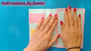 DIY Cute Kawaii Wallet/How to make wallet with paper/how to make book wallet/back to school