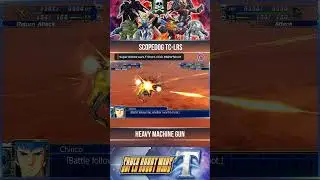 #SRWTshort Scopedog TC-LRS - Heavy Machine Gun [SCENE VIDEO]  Super Robot Wars T