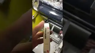 Flexographic satin label printing machine