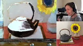 Oil Painting Lesson 2 Sunflower - Part2