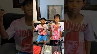 Ngasih Fahmi Rafa baju Lebaran #anakdesa #davidsunairi #minivlog #
