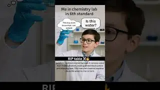 When You Think It's Water... But It's Sulfuric Acid 😵&zwj;💫🔥