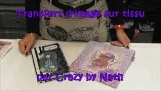 Couture créative, transfert d'image sur tissu