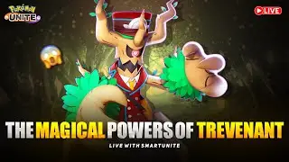 ✨🎩 The Magical Powers Of Trevenant | Pokemon Unite Live 🔴 | SmartUnite