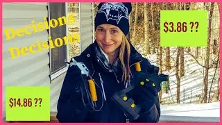 How Much $$ Should You Spend on Ice Cleats ?? It all depends...
